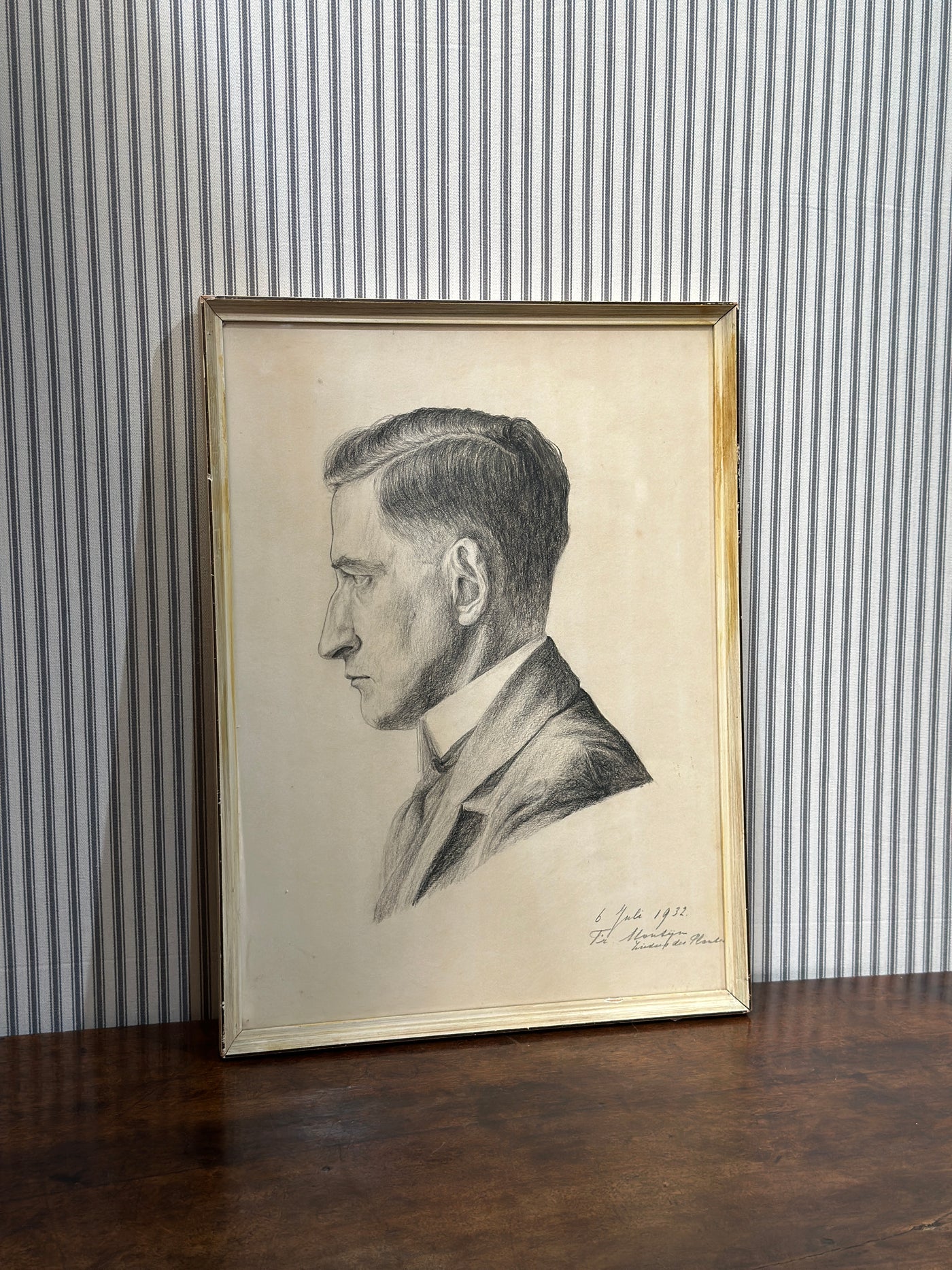 1932 Sketch Of German Gentleman