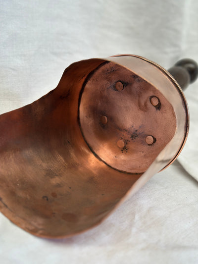 Large Antique Scoop Copper