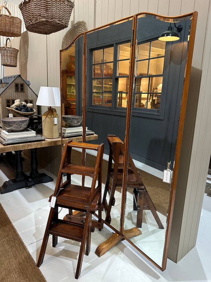 1930s Trifold Full Length Mirror