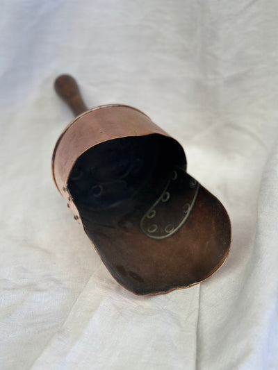 Large Antique Scoop Copper