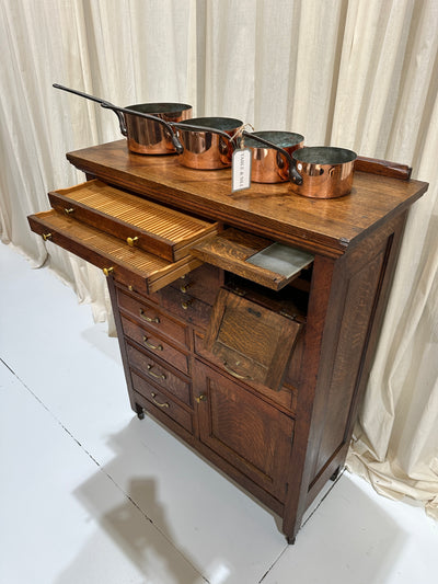 Antique American Oak Dental Cabinet