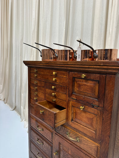 Antique American Oak Dental Cabinet