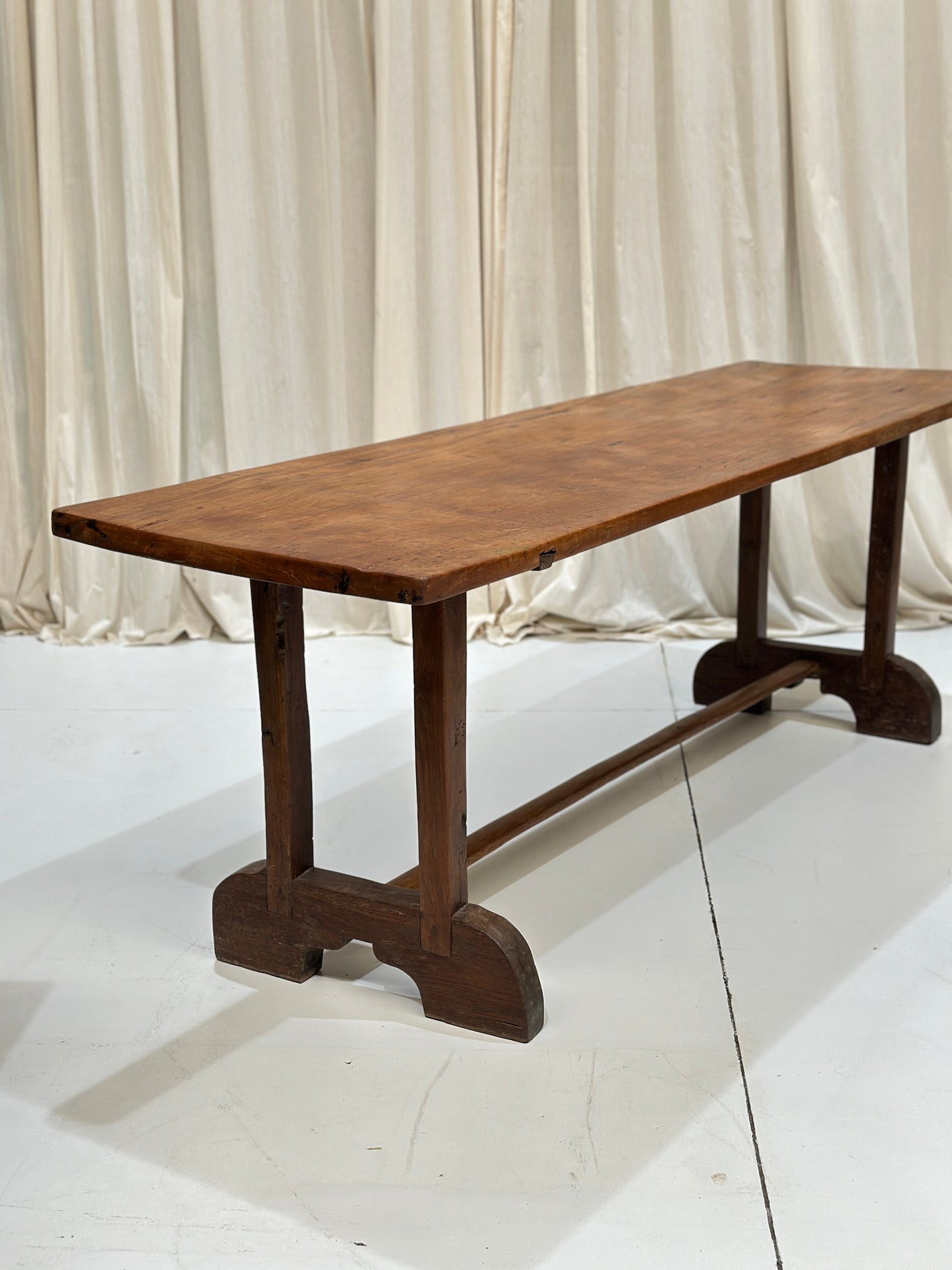 Antique European Single Slab Dining Table