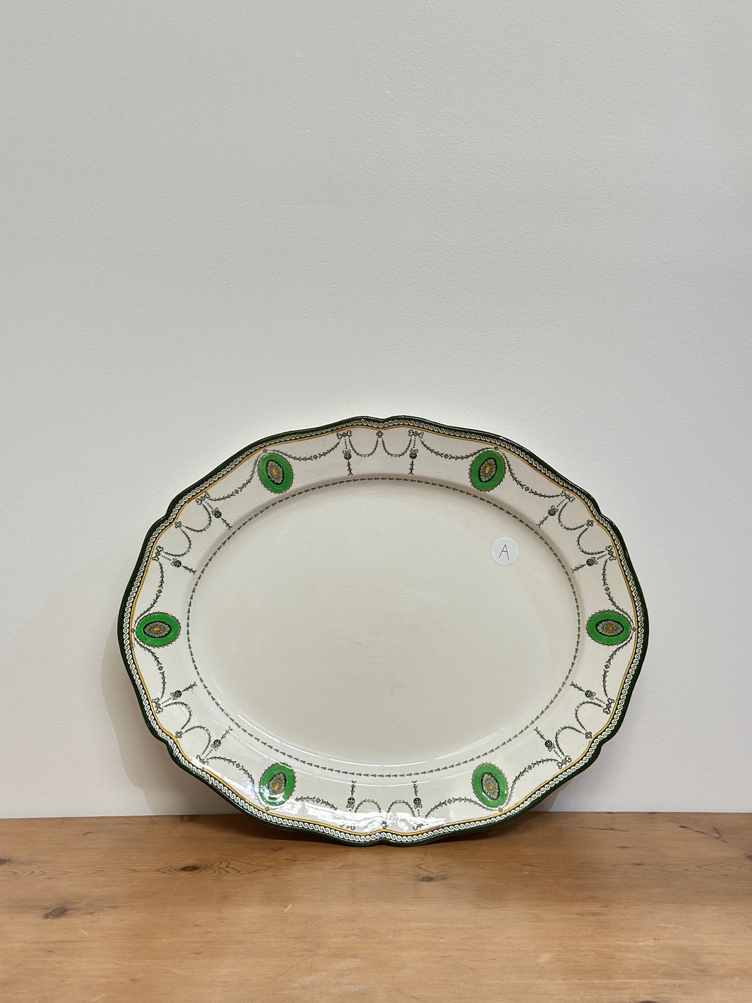 Large Antique English Ironstone Platter