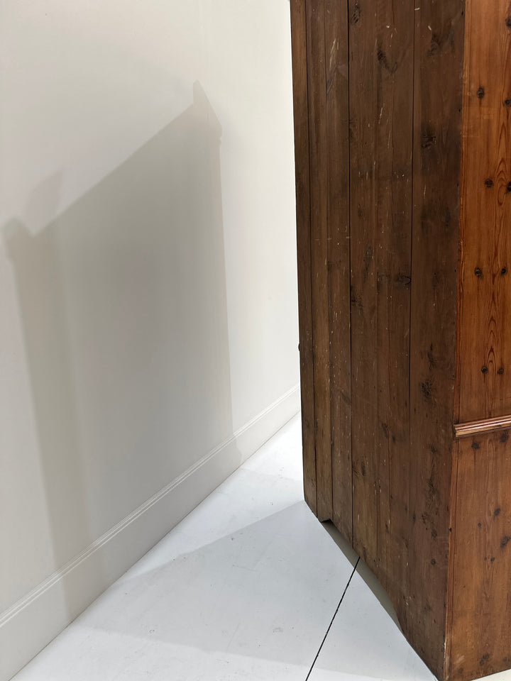 Tall Glazed English Bookcase