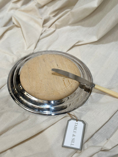 Vintage Savoy Silverplate Breadboard