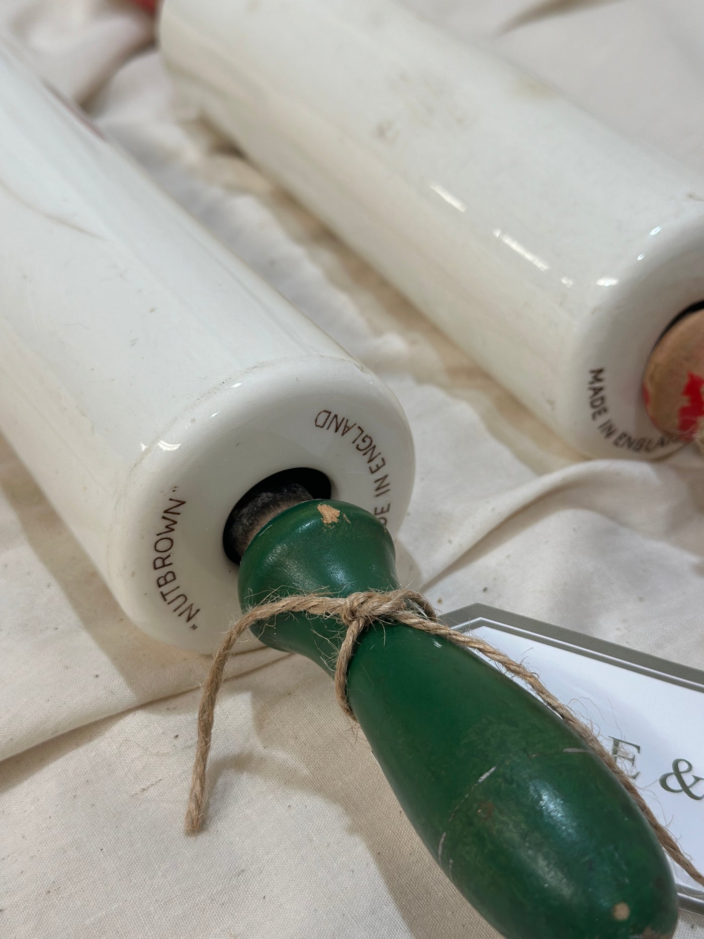 Vintage Ceramic Rolling Pin