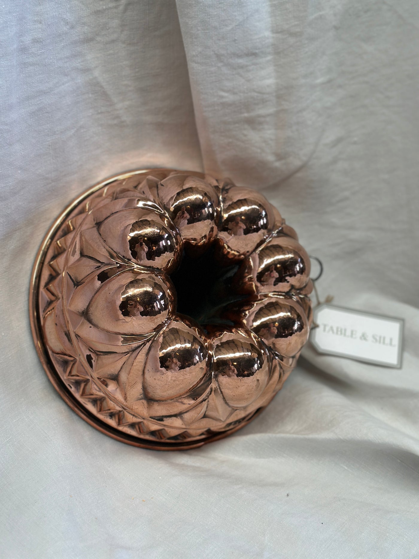Antique French Copper Jelly Mould (B)