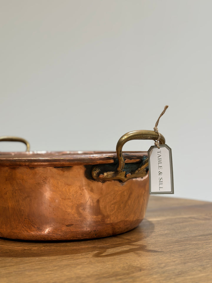 French Copper Jam Pan (H)