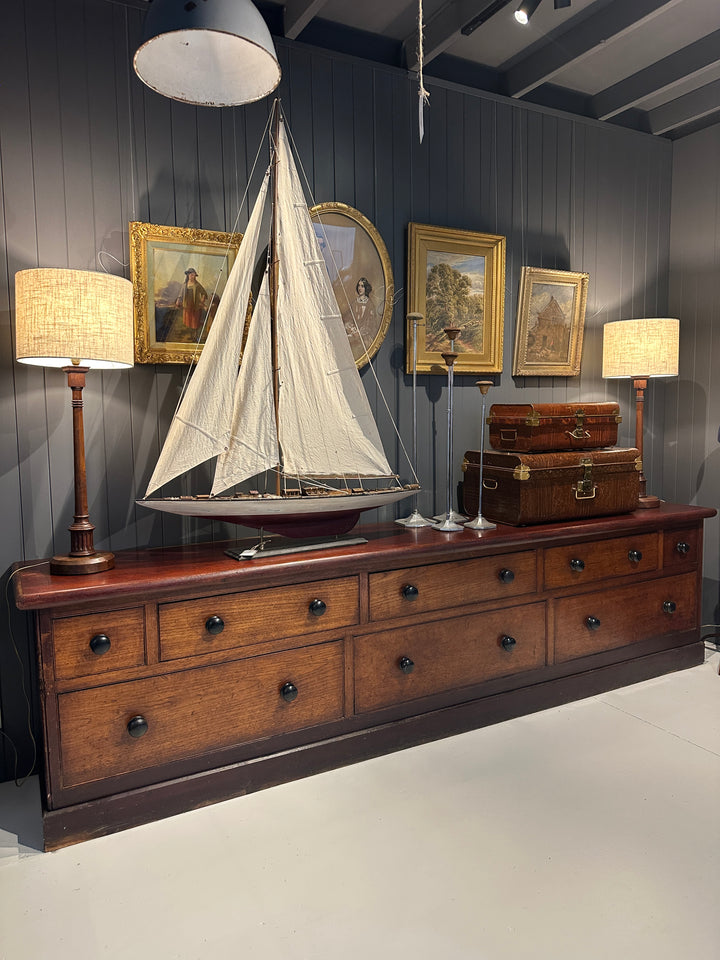 Long Victorian Drapers Drawers