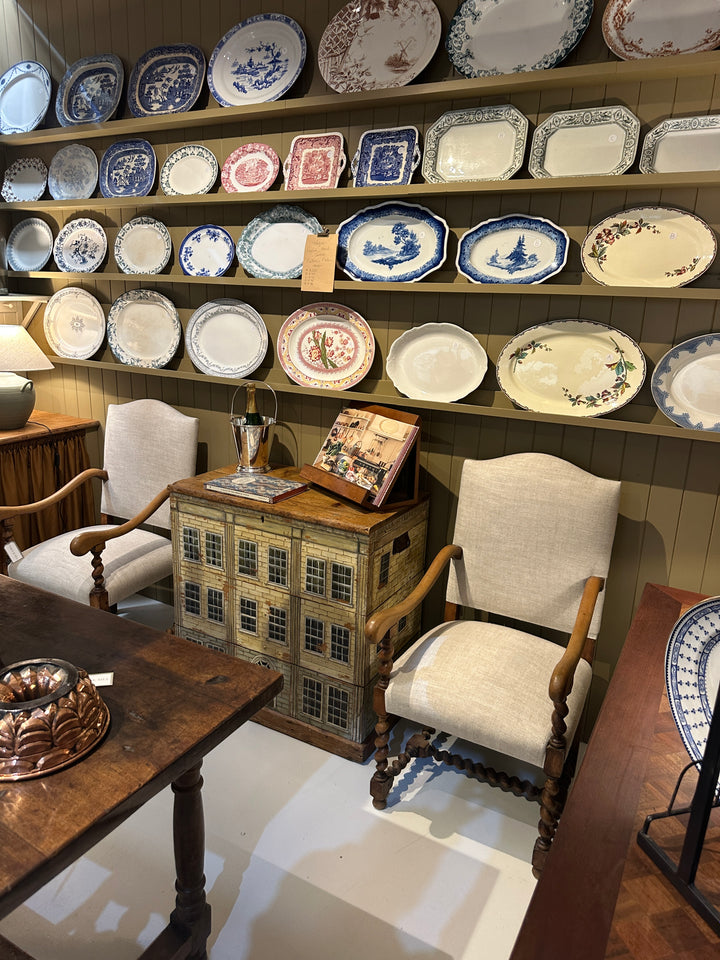 Pair of French Oak Louis XIII Armchairs
