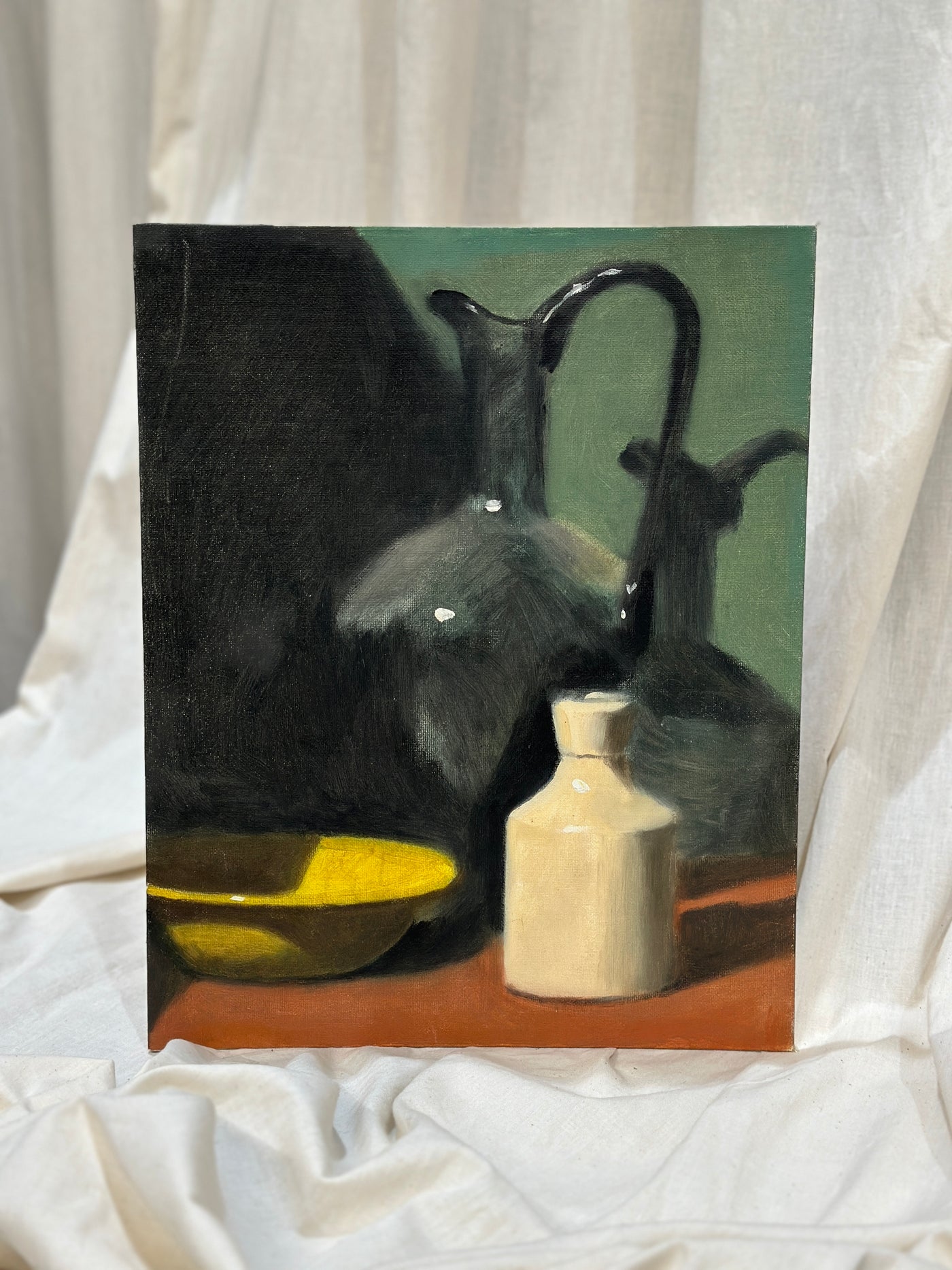 Vintage Still Life Oil Painting
