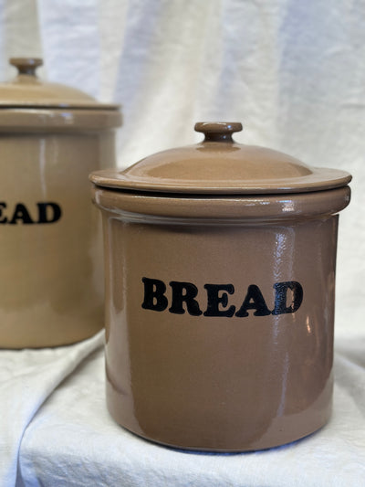 Vintage Ceramic Bread Crock M