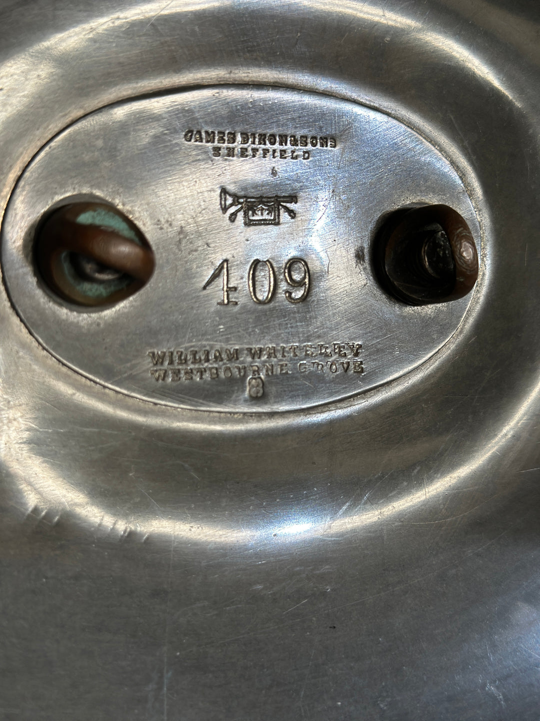 Antique English Pewter Food Domes