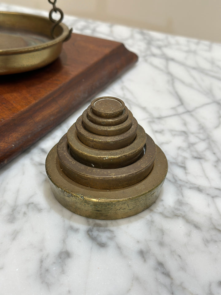 Antique English Brass Scales
