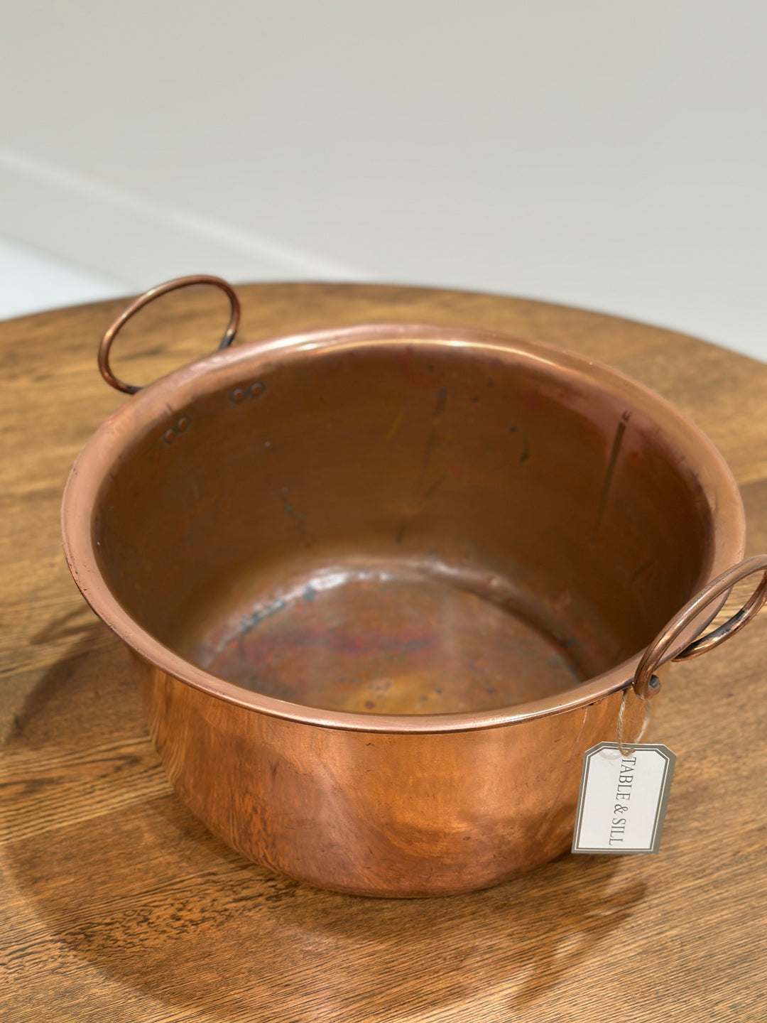 French Copper Jam Pan (F)