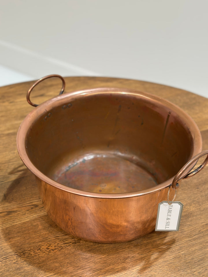 French Copper Jam Pan (F)