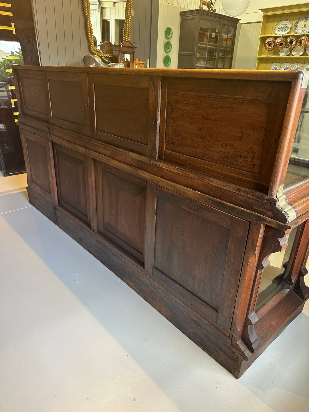 Victorian Glazed Shop Display Counter