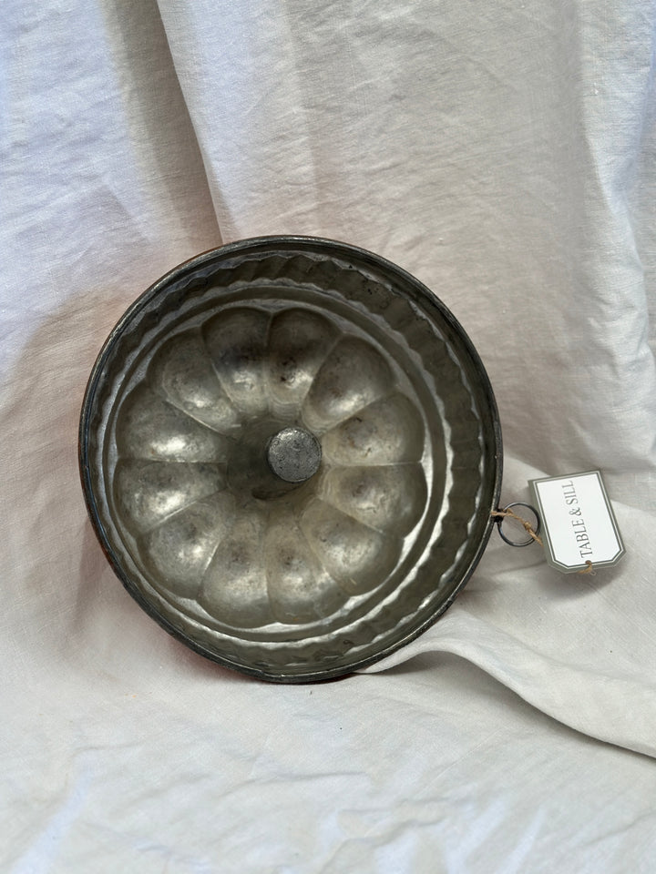 Antique French Copper Jelly Mould (A)