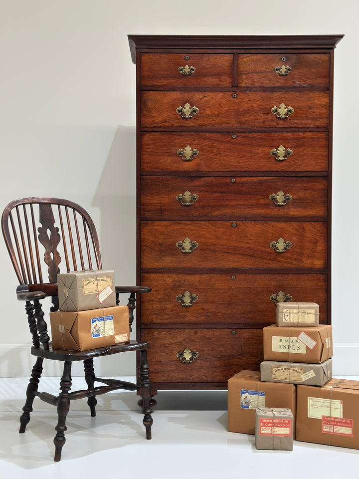 Antique Colonial Tallboy Drawers