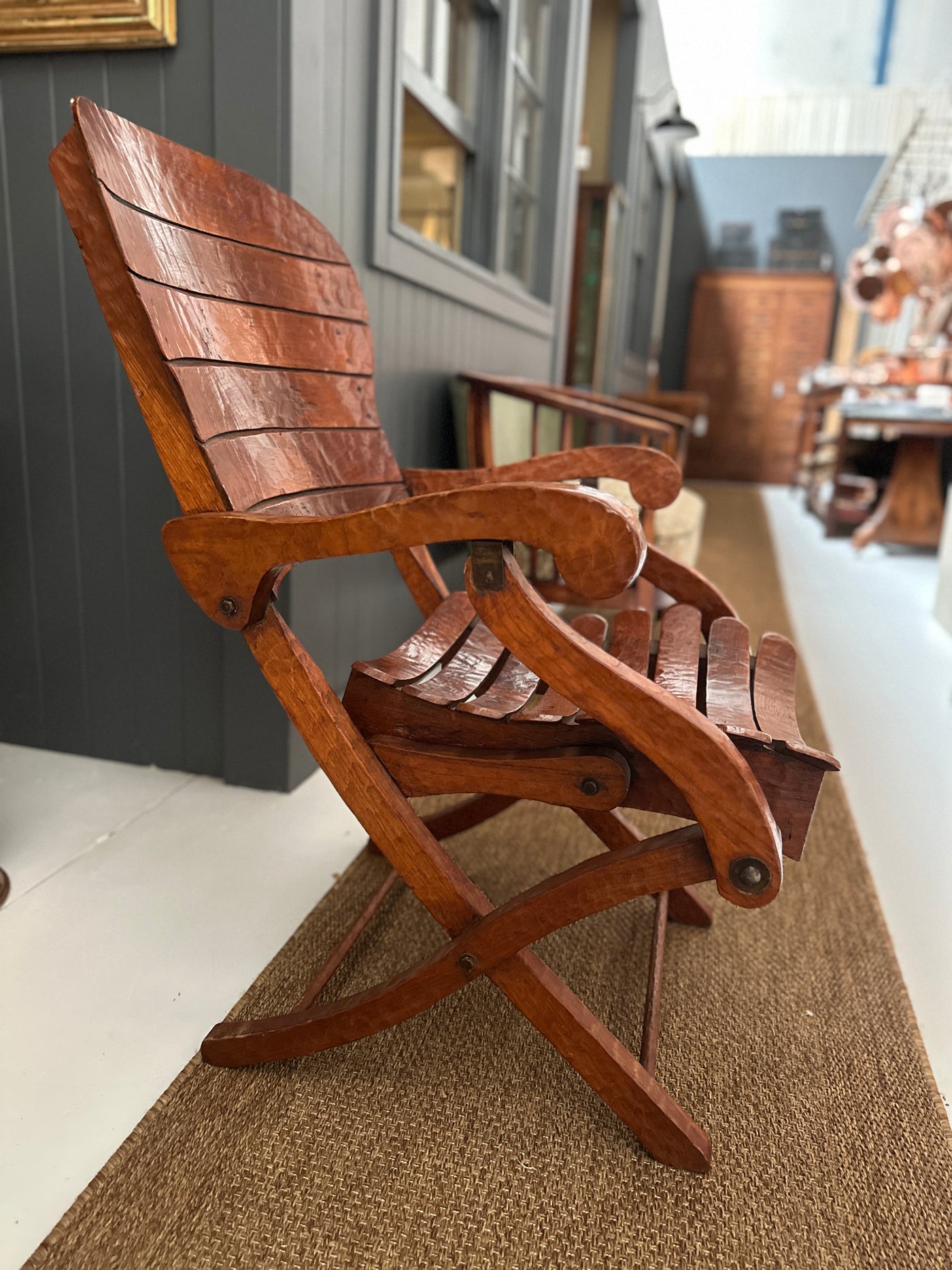 Antique French Biomorphic Chair