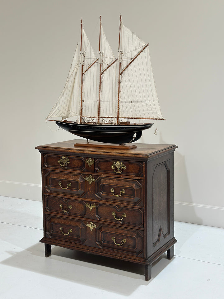 17th Century English Oak Chest Of Drawers