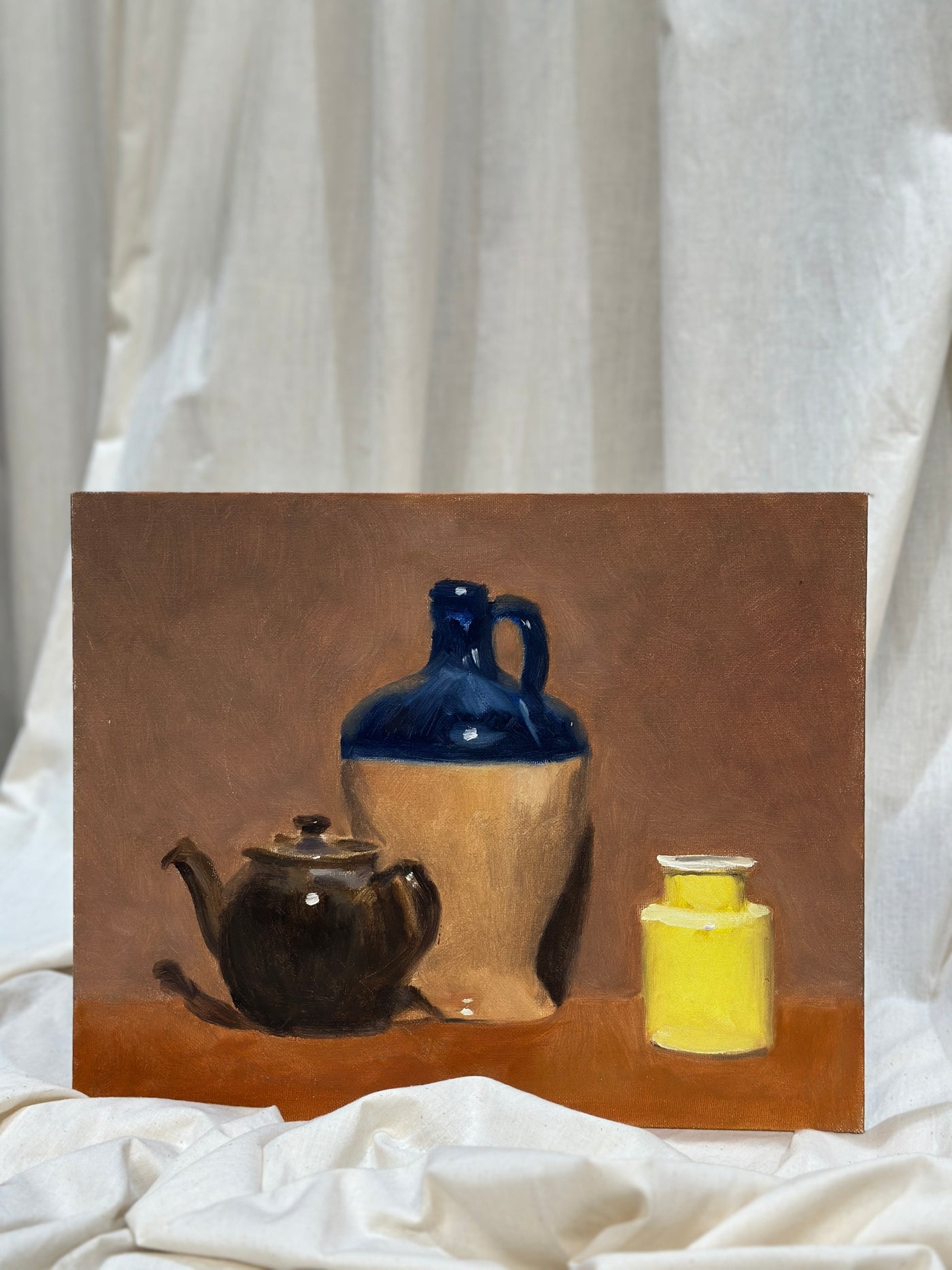 Vintage Still Life Oil Painting
