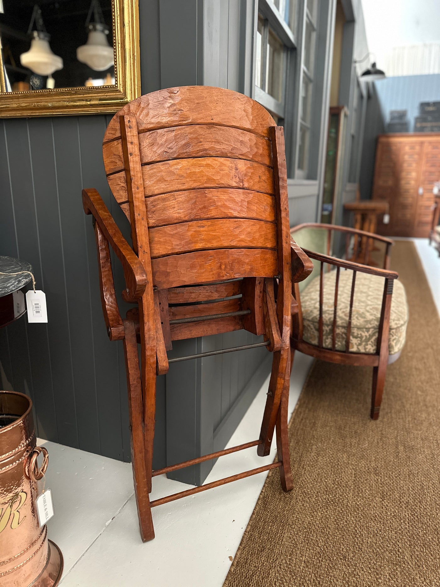 Antique French Biomorphic Chair