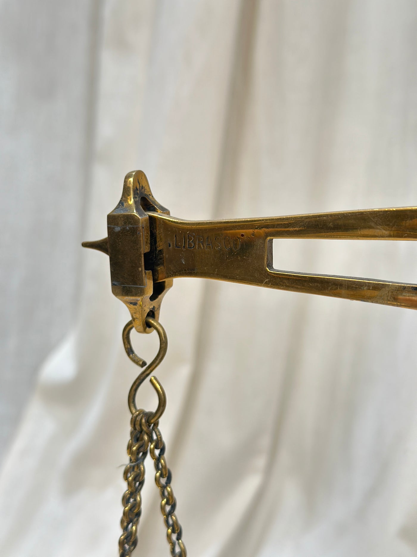 Antique Brass + Mahogany Scales