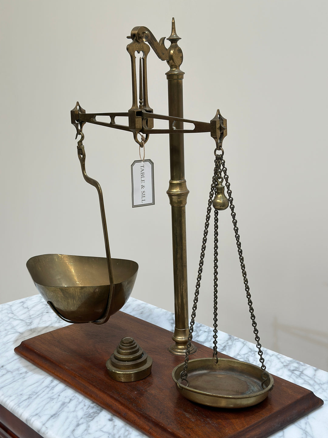 Antique English Brass Scales