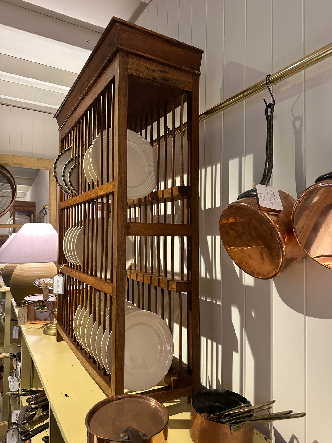 Large Vintage Plate Rack