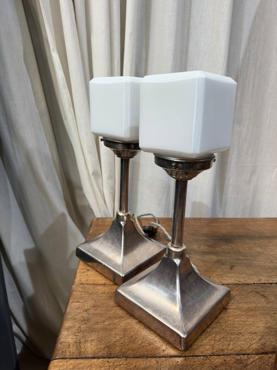 Pair of Art Deco Lamps